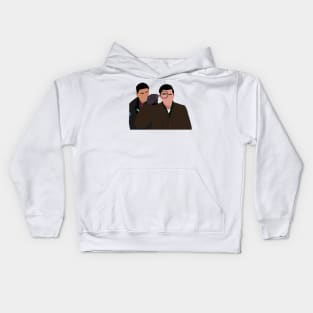 Edwin Paine and Charles Rowland from Dead Boy Detectives Kids Hoodie